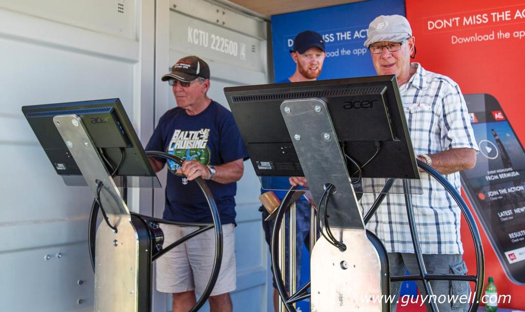 Match race simulator. Louis Vuitton America's Cup World Series Portsmouth 2016. photo copyright Guy Nowell http://www.guynowell.com taken at  and featuring the  class