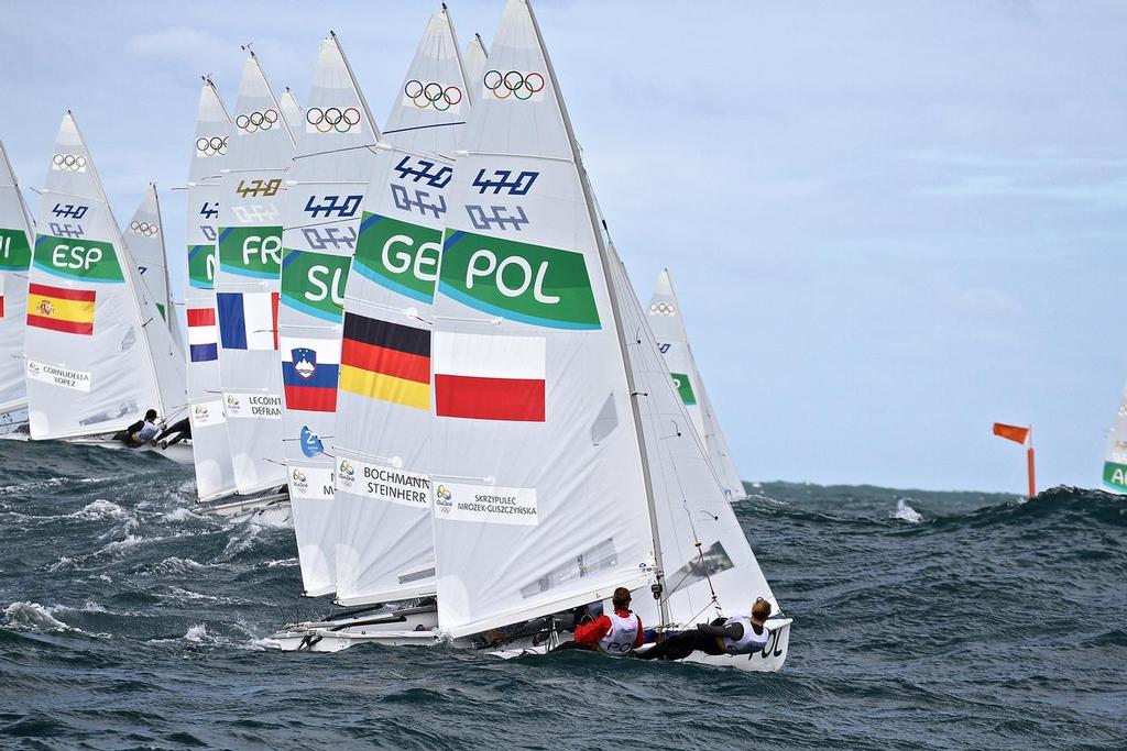 470 Womens start Race 3 photo copyright Richard Gladwell www.photosport.co.nz taken at  and featuring the  class