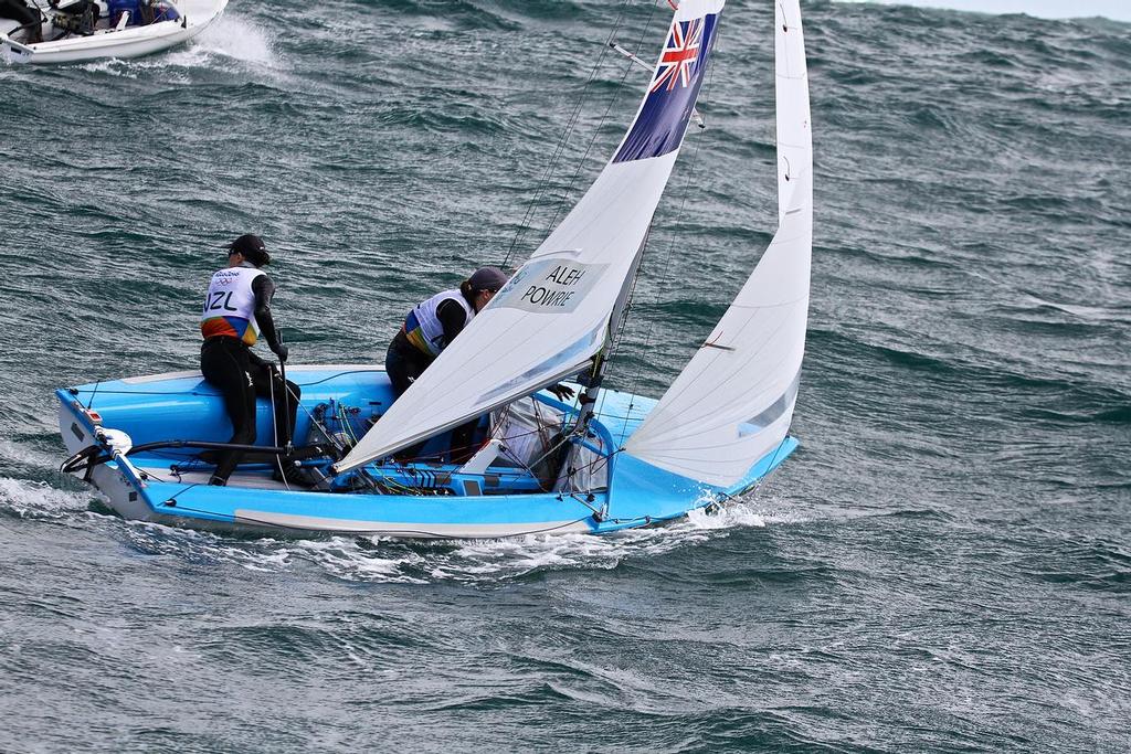 Day 4 - August 2016 047 - Day 4, 2016 Olympics - 470 - Copacabana course (Ocean) photo copyright Richard Gladwell www.photosport.co.nz taken at  and featuring the  class