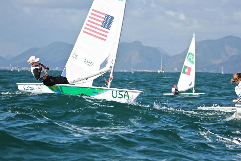 Laser Radial - Paige Railey (USA) - Day 5, 2016 Olympic regatta photo copyright Richard Gladwell www.photosport.co.nz taken at  and featuring the  class
