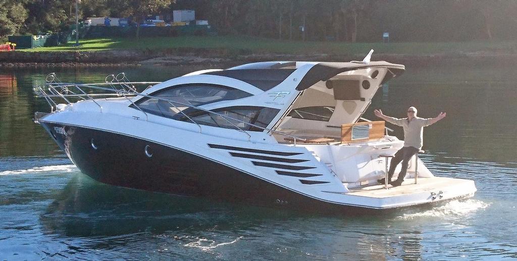 The Fibrafort F400 Gran Coupe - ``a rocket-ship of luxury``. - Sydney International Boat Show photo copyright Boating Syndication Australia taken at  and featuring the  class