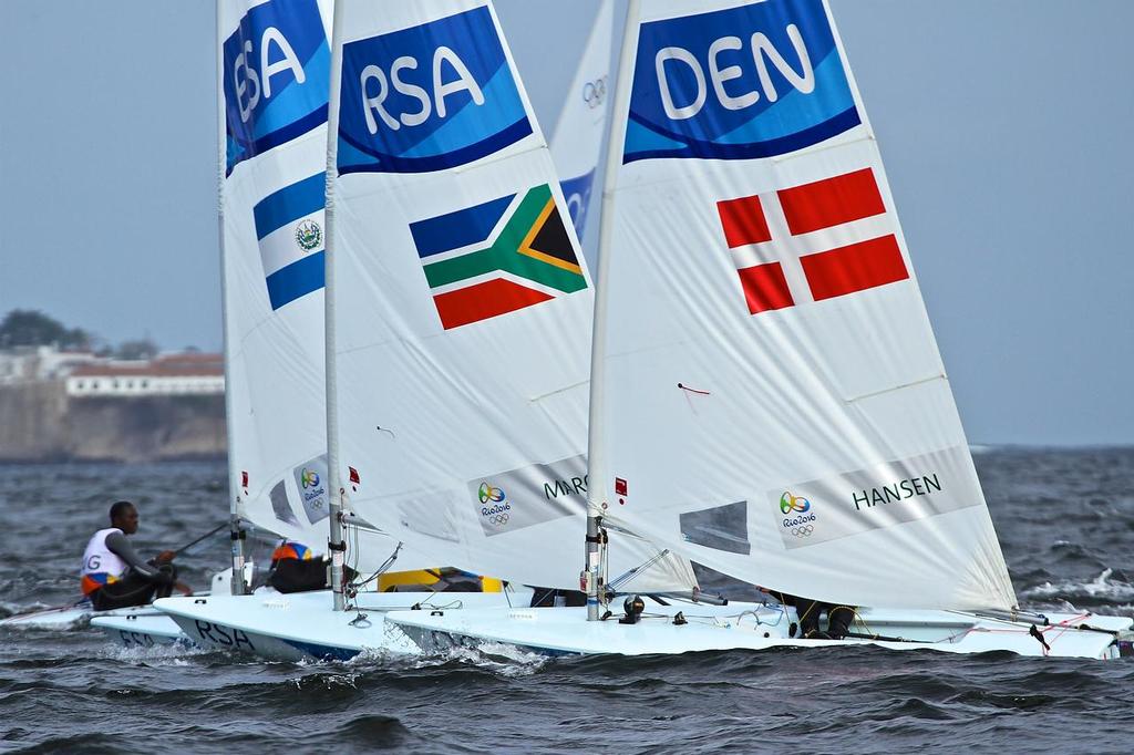 Olympic Day 1 - Laser - Rio Olympics - Day 1, August 8, 2016 photo copyright Richard Gladwell www.photosport.co.nz taken at  and featuring the  class