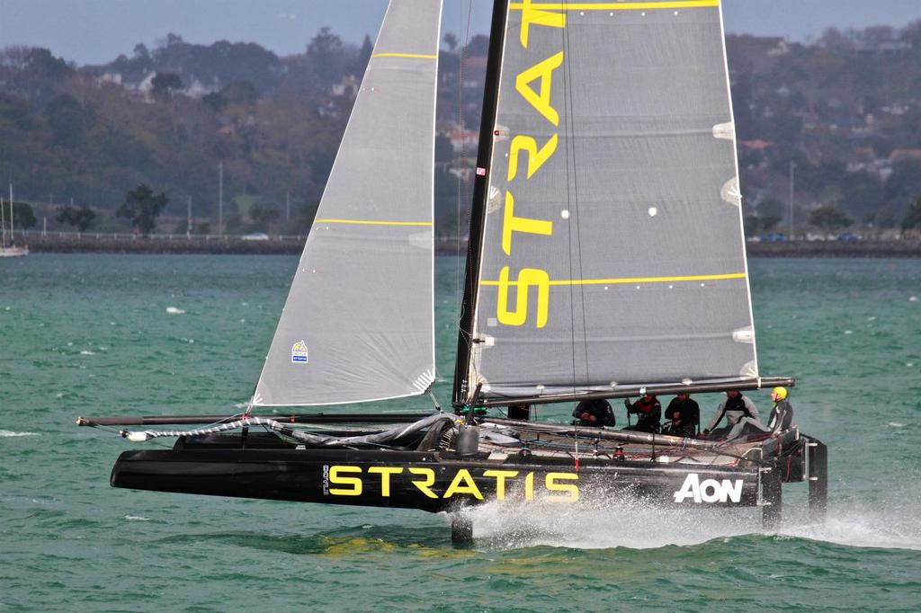 RNZYS (6) - Stratis SL33 - foiler - RNZYS Winter Series, July 16, 2016 photo copyright Richard Gladwell www.photosport.co.nz taken at  and featuring the  class