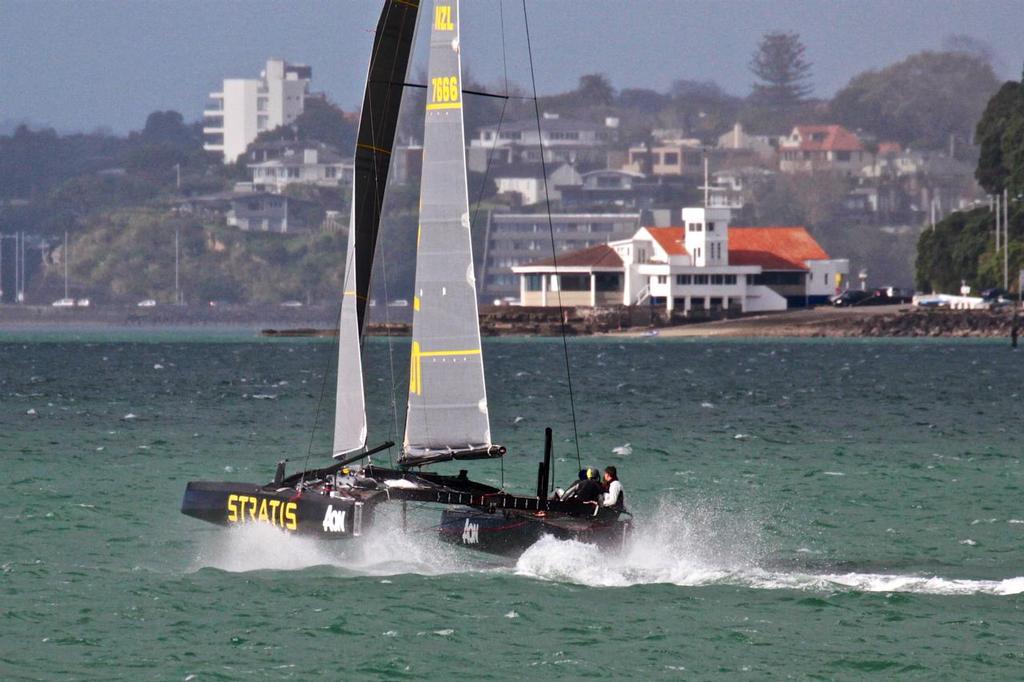 Stratis SL33 - foiler - RNZYS Winter Series, July 16, 2016 photo copyright Richard Gladwell www.photosport.co.nz taken at  and featuring the  class