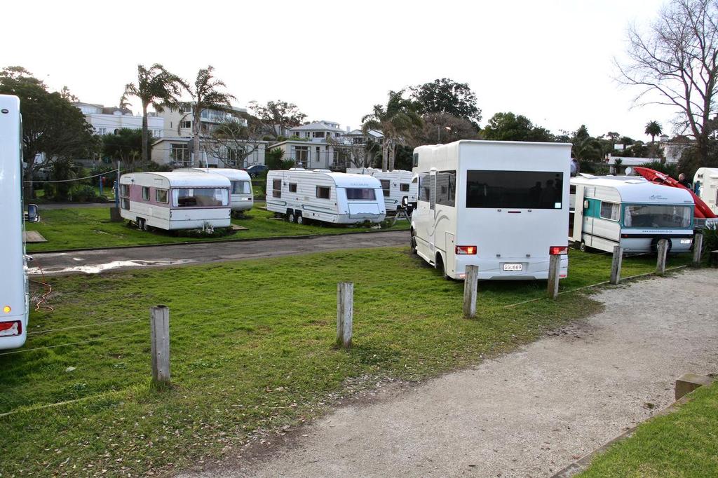 Takapuna Beach Holiday Park as it is curently known - July 2016 photo copyright Richard Gladwell www.photosport.co.nz taken at  and featuring the  class