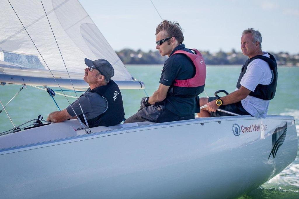 Rick Dodson, Andrew May and Chris Sharp training in Auckland ahead of the 2016 Paralympics in Rio de Janeiro photo copyright Ainhoa Sanchez taken at  and featuring the  class