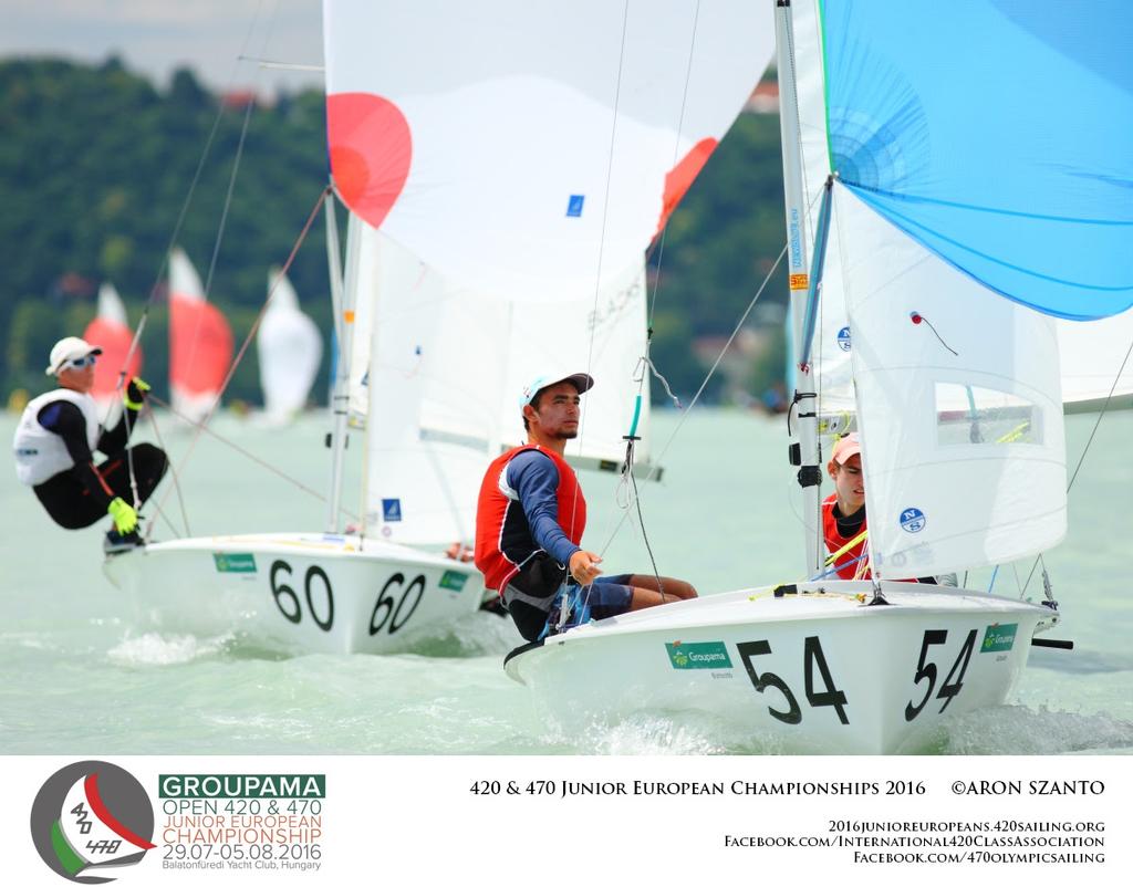Ido Bilik/Ofek Shalgi (ISR)- 2016 Groupama 420/470 Junior European Championships © Aron Szanto