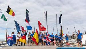 Country flags - F16 Worlds photo copyright Jasper van Staveren taken at  and featuring the  class