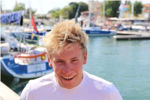At 1507 today, 22 year old Will Harris from Surrey became the third British skipper in the history of the race to win the Solitaire Bompard Le Figaro Rookie (first timer) division. He won by 13 minutes and seven seconds photo copyright Artemis Offshore Academy taken at  and featuring the  class