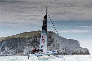 M32 Tranwall heads for the Needles – Artemis Challenge photo copyright Lloyd Images taken at  and featuring the  class