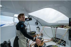 François Gabart breaks the 24-hour singlehanded distance record! photo copyright  Yann Riou / Macif taken at  and featuring the  class