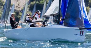Michael Tarabochia's White Room (GER677) with Sebastian Buhler helming - Melges 24 European Sailing Series 2016 photo copyright IM24CA/ZGN taken at  and featuring the  class