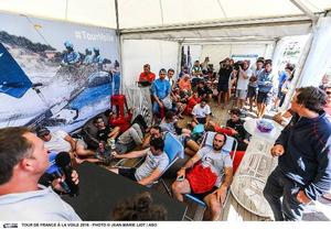 Stadium racing canceled due to strong winds - Tour de France à la Voile 2016 photo copyright Jean-Marie Liot / ASO taken at  and featuring the  class