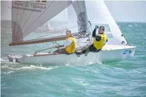 Smith and Needham take line honours - SAP 505 World Championships - 3 August, 2016 photo copyright Christophe Favreau http://christophefavreau.photoshelter.com/ taken at  and featuring the  class