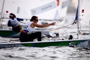 Alison Young  - 2016 Rio Olympic and Paralympic Games photo copyright Richard Langdon/British Sailing Team taken at  and featuring the  class