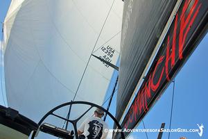 Comanche on board - Trans-Atlantic record photo copyright Adventures of a Sailor Girl taken at  and featuring the  class