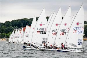 Laser Standard at the Travemuender Woche photo copyright segel-bilder.de / Christian Beeck taken at  and featuring the  class