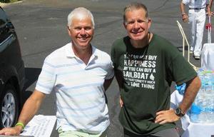 Masters, L to R: 1st-Doug Kaukeinen, 2nd- Rich Chapman photo copyright Gail M. Turluck taken at  and featuring the  class