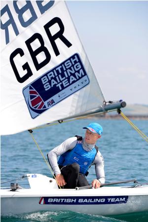 Nick Thompson sailing - Rio Olympics photo copyright Rick Tomlinson / British Sailing Team taken at  and featuring the  class