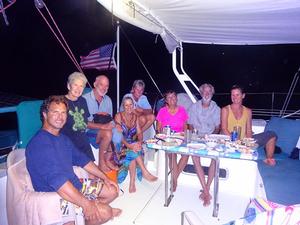 PolyMagNet buddies aboard Maluhir in Hirifa photo copyright Andrew and Clare Payne taken at  and featuring the  class