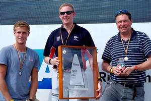 RS Aero 9 podium - RS Aero European Championships photo copyright Ants Haavel taken at  and featuring the  class