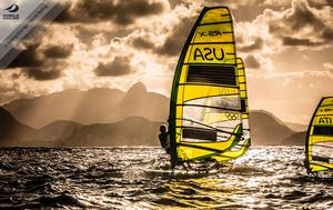 USA Marion Lepert in RS:X Women on Day 5 - 2016 Rio Olympic and Paralympic Games photo copyright Sailing Energy/World Sailing taken at  and featuring the  class