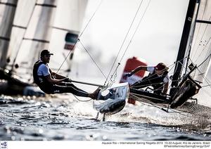 Waterhouse and Darmanin of Australia - Aquece Rio - International Sailling Regatta 2015 photo copyright Pedro Martinez / Sailing Energy http://www.sailingenergy.com/ taken at  and featuring the  class