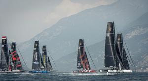 GC32 action on Lake Garda - 2016 GC32 Racing Tour photo copyright Loris Von Siebenthal / GC32 Racing Tour taken at  and featuring the  class