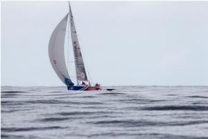 Chasing boats gain miles as leaders left frustrated on lightwind Biscay - 2016 Solitaire Bompard Le Figaro photo copyright Alexis Courcoux taken at  and featuring the  class