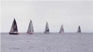 Chasing boats gain miles as leaders left frustrated on lightwind Biscay - 2016 Solitaire Bompard Le Figaro photo copyright Alexis Courcoux taken at  and featuring the  class