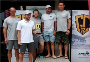 Jason Carroll and Argo win the owner-driver trophy at the GC32 Malcesine Cup photo copyright  Max Ranchi Photography http://www.maxranchi.com taken at  and featuring the  class