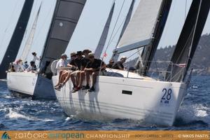 Extreme Ways sailed Race six as a ``perfect race`` - 2016 ORC European Championship photo copyright Nikos Pantis taken at  and featuring the  class