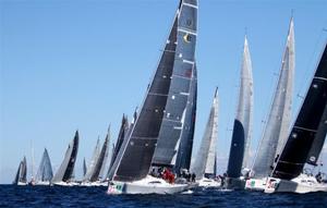 Santa punches out from a crowded start - ORC World Championship 2016 photo copyright Per Heegaard  taken at  and featuring the  class