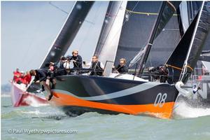 AAM Cowes Week – FAST40+ Race Circuit – 12 August, 2016 photo copyright  Paul Wyeth / CWL taken at  and featuring the  class