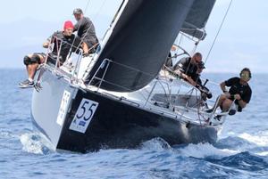 Bodini having a look at the mark from the leeward side of Katarina II - 2016 ORC European Championship photo copyright Andrea Carloni taken at  and featuring the  class