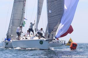 Fleet in action - 2016 New York Yacht Club Race Week photo copyright  Rolex/Daniel Forster http://www.regattanews.com taken at  and featuring the  class