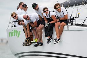 King 40 Nifty, skippered by Sam Cox, winners IRC 1 - 2016 Joseph Perrier July Regatta photo copyright  Louay Habib taken at  and featuring the  class