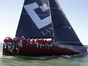 Hanging out on Gladiator not long after the start of today's Race. photo copyright onEdition http://www.onEdition.com taken at  and featuring the  class