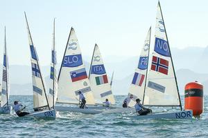 Finn CLass - Race 10 - 2016 Rio Olympic and Paralympic Games photo copyright  Robert Deaves taken at  and featuring the  class