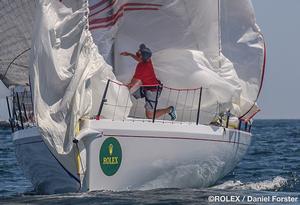 Fleet in action - 2016 New York Yacht Club Race Week photo copyright  Rolex/Daniel Forster http://www.regattanews.com taken at  and featuring the  class