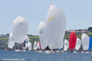 Fleet in action - 2016 Volvo Cork Week Race photo copyright Ingrid Abery http://www.ingridabery.com taken at  and featuring the  class