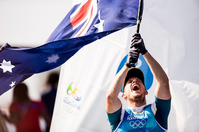 Tom Burton (AUS) in Laser Class - 2016 Rio Olympic and Paralympic Games © Sailing Energy/World Sailing