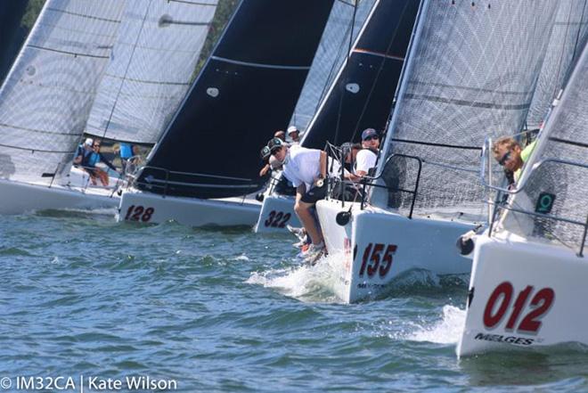 Fleet start at 2016 Melges 32 National Championship © Kate Wilson