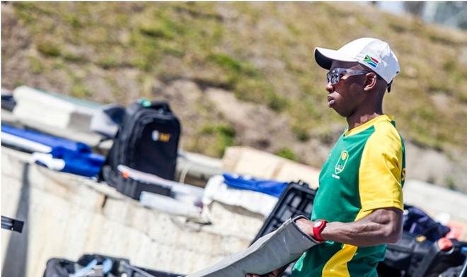 Asenathi Jim (RSA) – 470 – Rio 2016 Olympic Sailing Competition © Sailing Energy / World Sailing