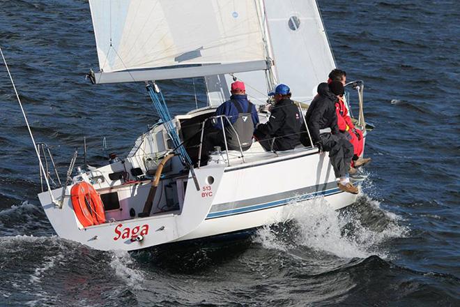 DIvision 2 ovrall winner Saga (Chris Sheehan) - 2016 Bellerive Yacht Club's Winter Series © Oli Burnell
