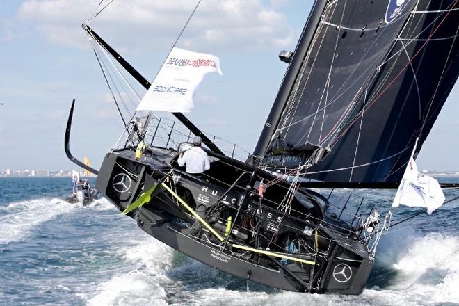 Arrival of New York-Vendee (Les Sables d'Olonne), presented by Currency House and SpaceCode, (Single-Handed transatlantic sailing) - Vendée Globe © Lloyd Images