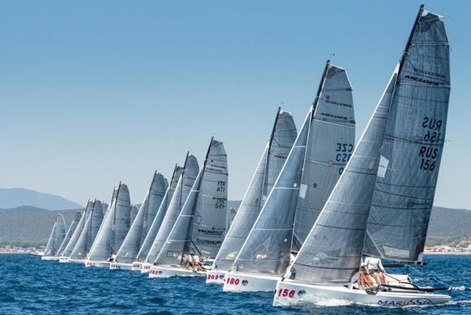 2016 Melges 20 World Championship start of racing on Day 2 © International Audi Melges 20 Class Association