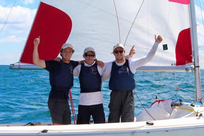 Harry Price, Ben Robinson and Murray Jones - Down Under Racing (AUS) - 2016 Chicago Grand Slam © Chicago Match Race Center