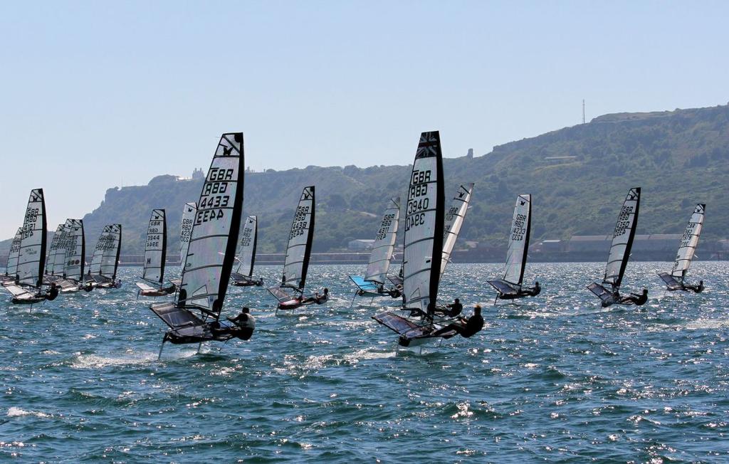 2016 International Moth UK Nationals in Weymouth photo copyright Mark Jardine / IMCAUK taken at  and featuring the  class