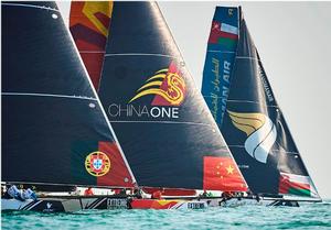Act 2, Qingdao 2016 - Day 1 – The Extreme Sailing Series™ has gone through a period of dramatic change this season as the world’s premier Stadium Racing circuit celebrates its 10th anniversary with the replacement of the Extreme 40 by a smaller, faster catamaran: the flying GC32. photo copyright Aitor Alcalde Colomer taken at  and featuring the  class